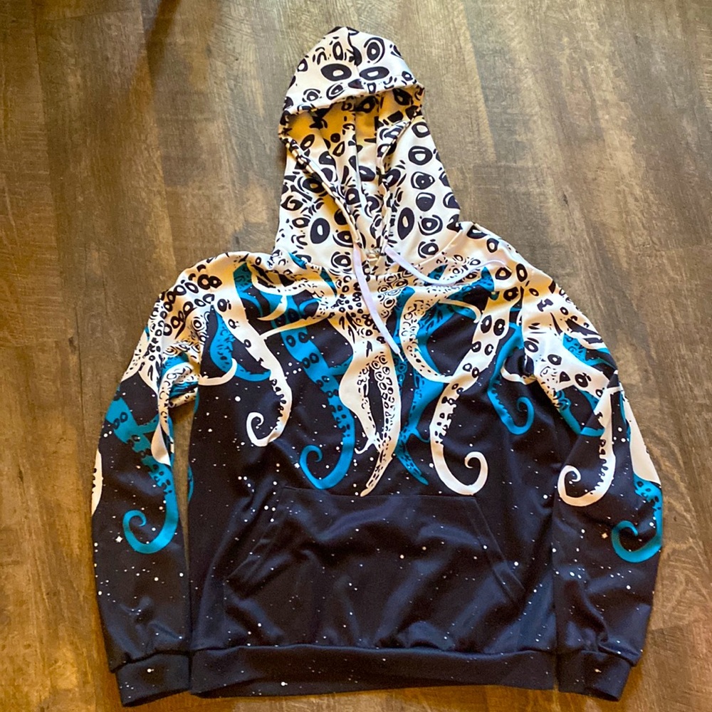 Medium (M) Tentacle Hoodie - Die Die Fasion
